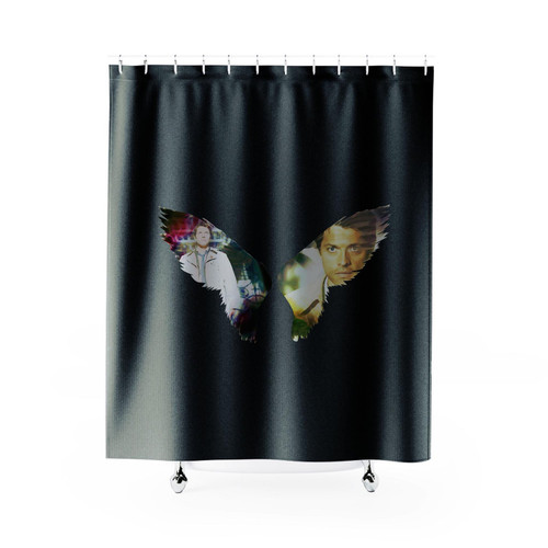 Supernatural Dean And Sam Winchester Wings Shower Curtain