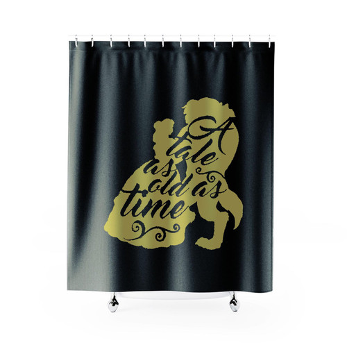 Tale As Old As Time Belle Princess Beauty Fairytale Rose Beast Shower Curtain