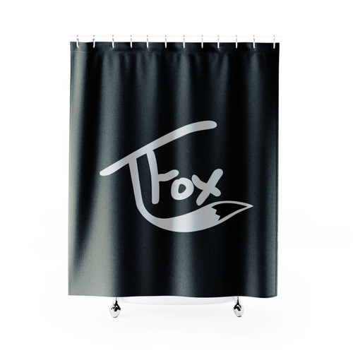 Tanner Fox Tfox Logo Shower Curtain
