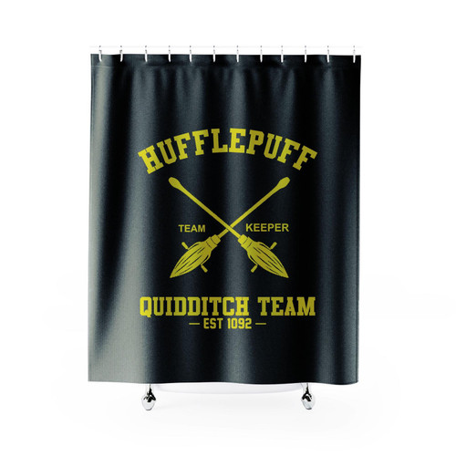 Team Hufflepuff Quidditch Harry Potter Hufflepuff House Shower Curtain