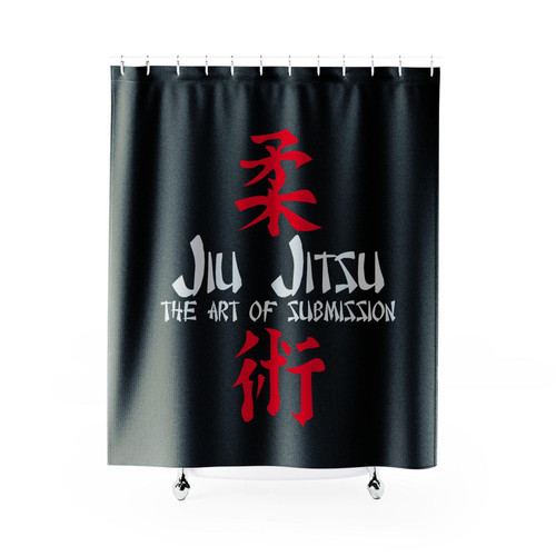 The Art Of Submission Jiu Jitsu Shower Curtain