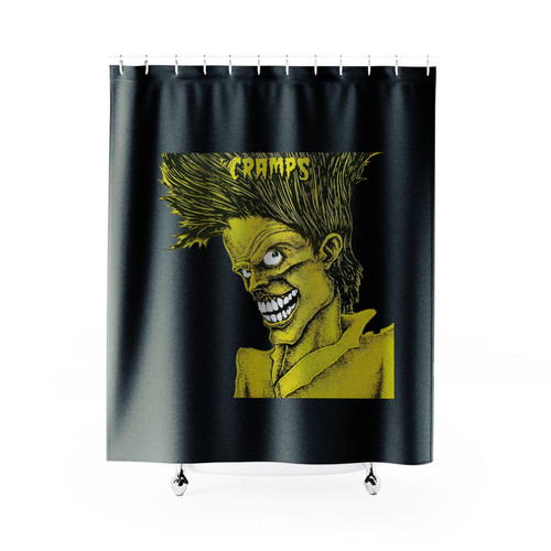 The Cramps Psychobilly Punk Rock Shower Curtain