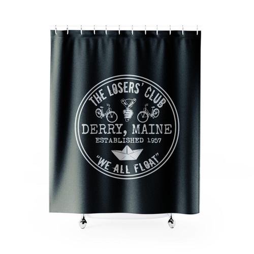 The Losers' Club Pennywise We All Float Shower Curtain