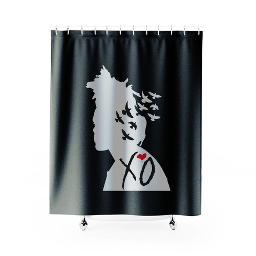 The Weeknd Starboy Xo Silhoutte Shower Curtain