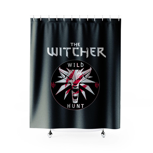 The Witcher 3 Wild Hunt Inspired Shower Curtain
