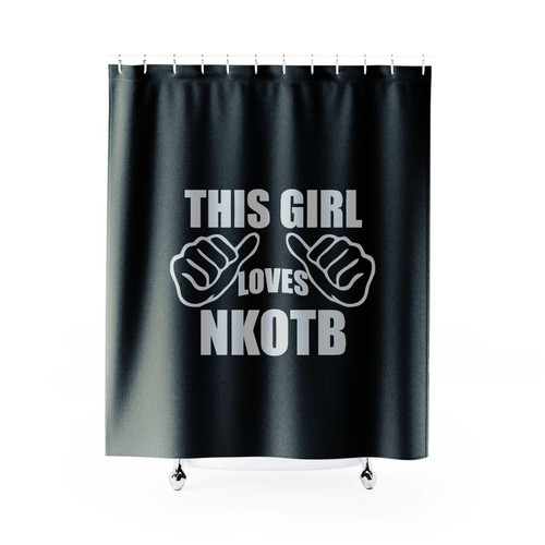 This Girl Loves Nkotb Shower Curtain