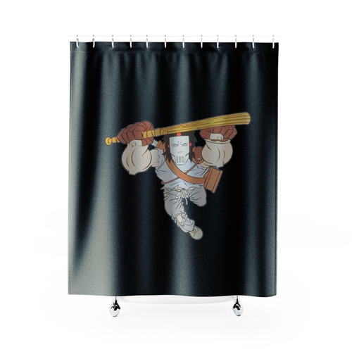 Tmnt Casey Jones Strikes Shower Curtain