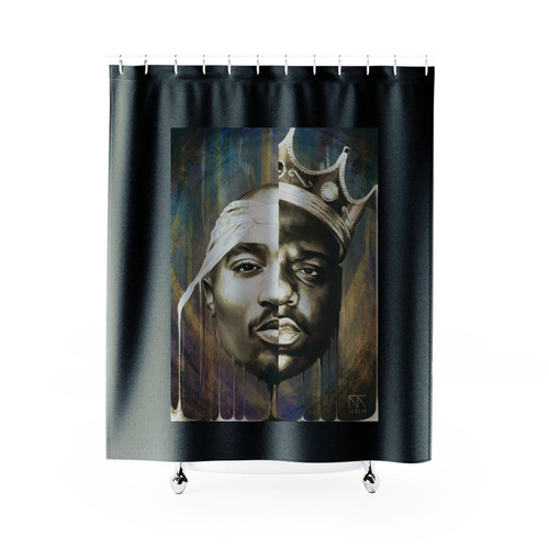 Tupac And Biggie Shower Curtain