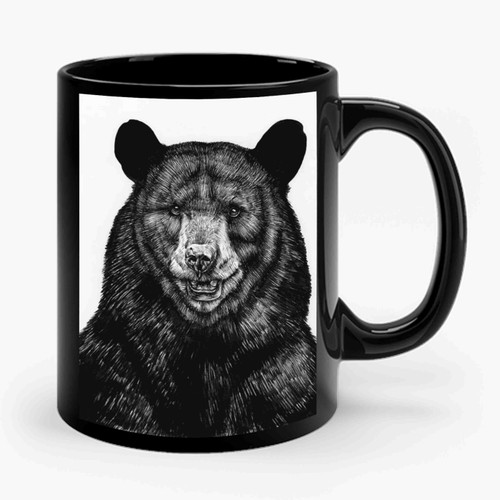 Beautiful Black Bear Ceramic Mug