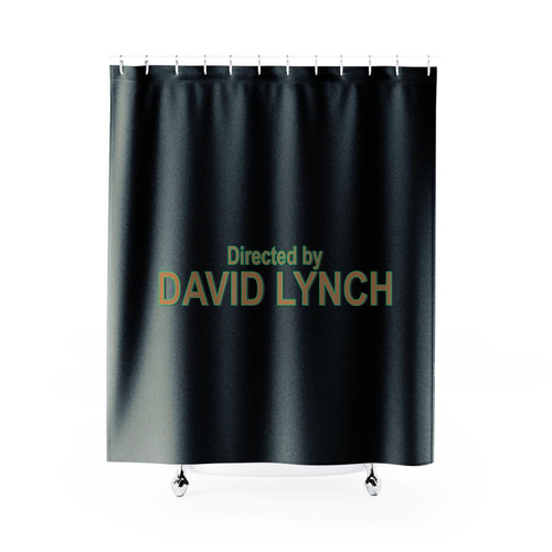 Twin Peaks Directed By David Lynch Logo Shower Curtain