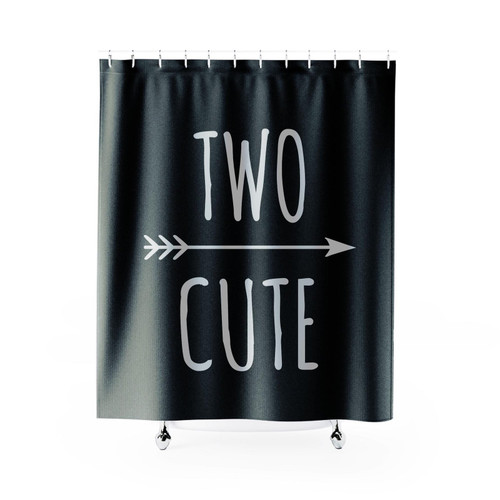 Two Cute Second Birthday Arrow Shower Curtain