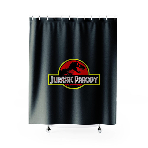 Vintage Style Jurassic Park New Jurassic World Movie Shower Curtain
