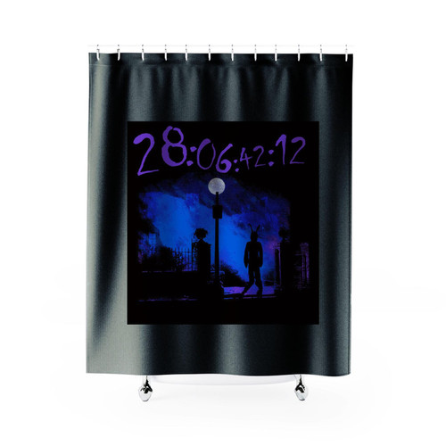 Wake Up Donnie Donnie Darko Inspired Frank The Bunny Crossover The Exorcist Shower Curtain