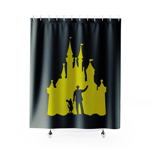 Walt Disney Mickey Mouse Castle Shower Curtain