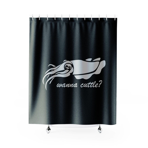 Wanna Cuttle Shower Curtain
