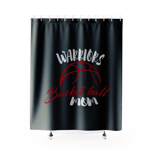 Warriors Basket Ball Mom Shower Curtain