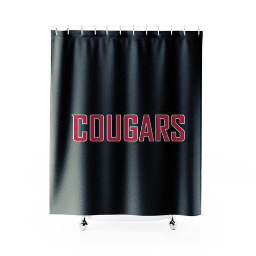 Washington State Cougars Football Shower Curtain
