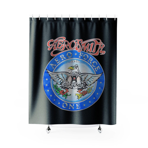 Wayne's World Garth Aerosmith Aero Force Shower Curtain