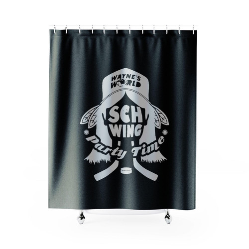 Wayne's World Schwing Party Time Shower Curtain