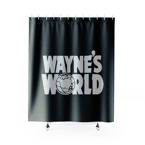 Wayne's World Wayne Garth Noahs Arcade Schwing Mike Myers Dana Shower Curtain