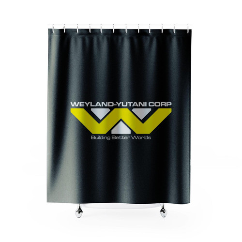 Weyland Yutani Building Better Worlds Shower Curtain