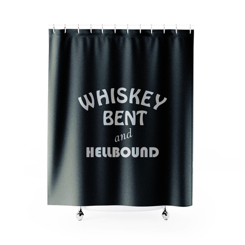 Whiskey Bent And Hellbound Hank Williams Jr Country Music Classic Country Shower Curtain