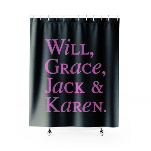 Will And Grace Jack & Karen Shower Curtain