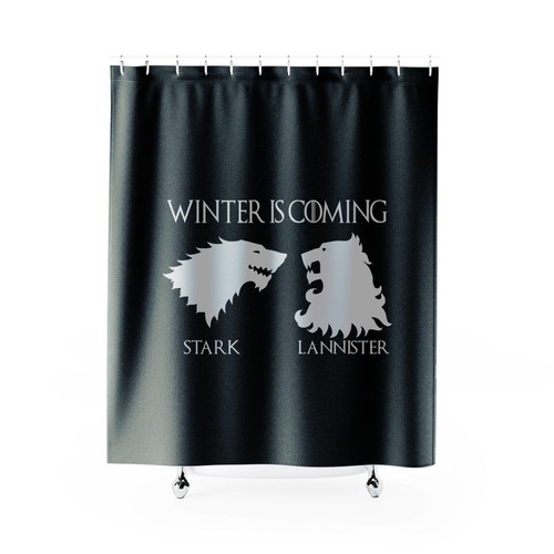 Winter Is Coming House Of Stark Lannister Game Of Thrones Shower Curtain