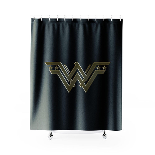 Wonder Woman Logo Superhero 2 Shower Curtain
