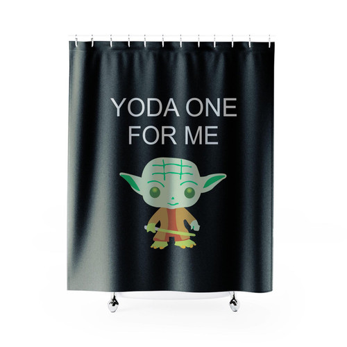 Yoda One For Me Yoda Star Wars Funny Shower Curtain
