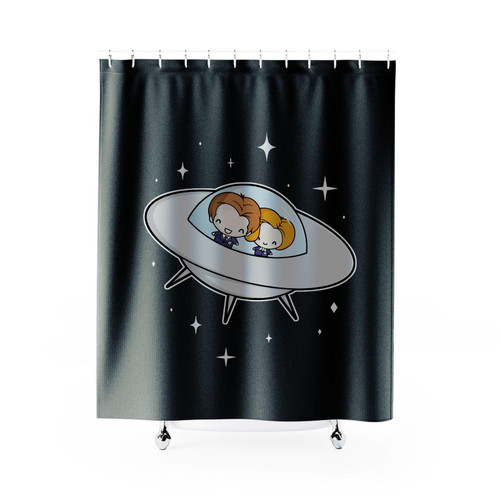 Agents In Space Shower Curtain