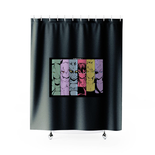 Akame Ga Kill Anime Night Raid Characters Shower Curtain