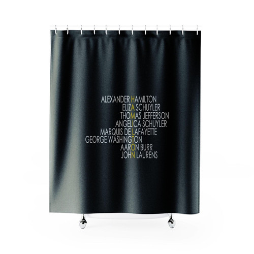 Alexander Hamilton Shower Curtain