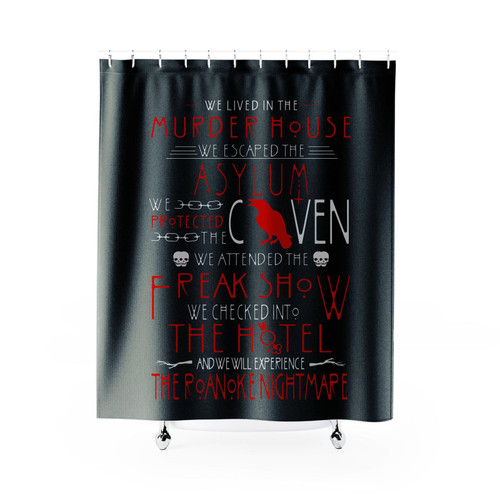 American Horror Story Murder House Shower Curtain