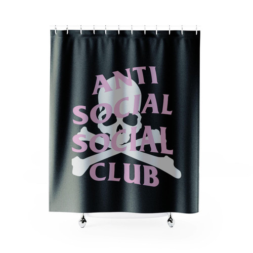 Anti Social Social Club And Mastermind Shower Curtain