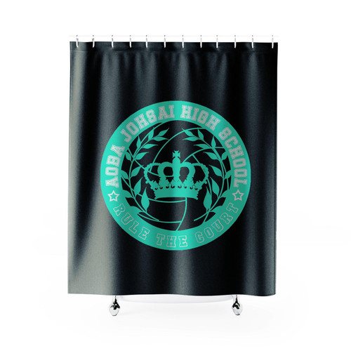 Aoba Johsai Vbc Logo Shower Curtain