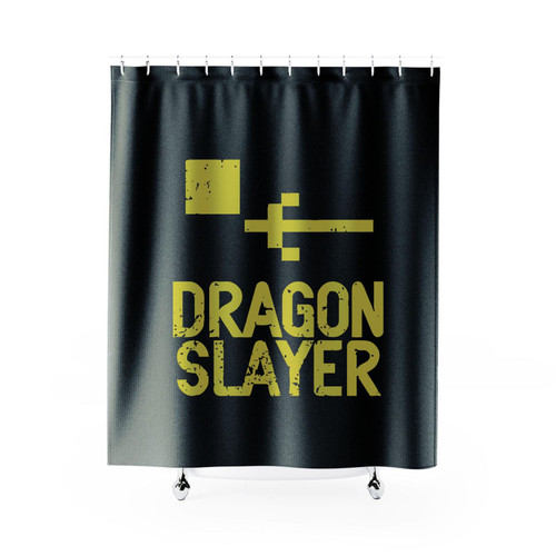 Atari Adventure Inspired Dragon Slayer 1 Shower Curtain