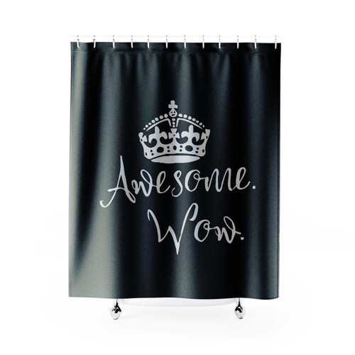 Awesome Wow Hamilton Inspired Shower Curtain