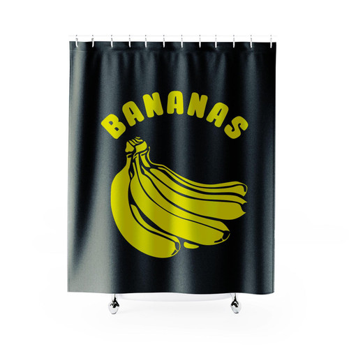 Bananas Funny Vegan Vegetarian Shower Curtain