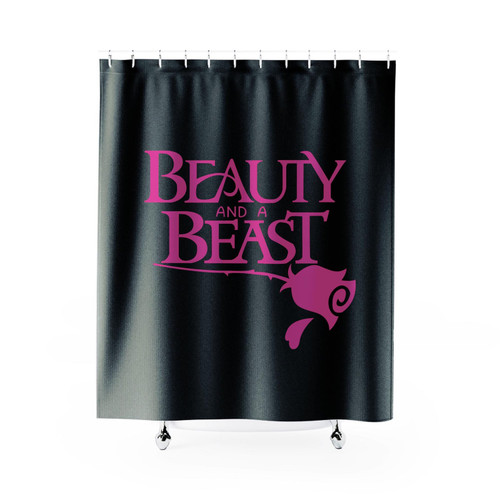 Beauty And A Beast Disney Shower Curtain