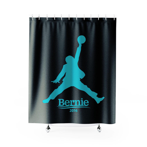 Bernie Sanders Basketball Shower Curtain