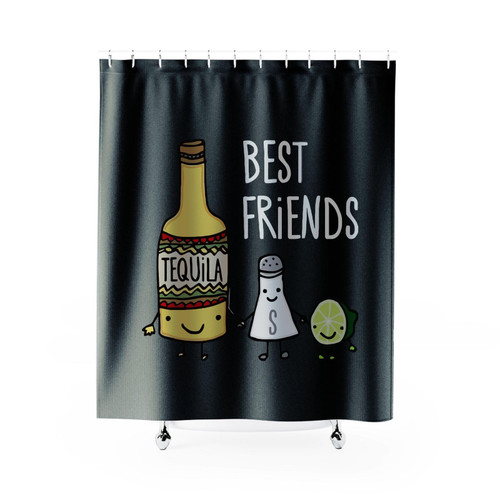 Best Friend Tequila Shower Curtain