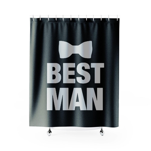 Best Man Shower Curtain