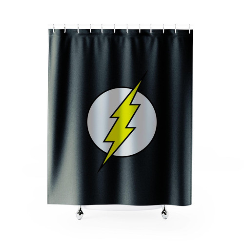 Big Bang Theory Sheldon Cooper The Flash Inspired Super Hero Shower Curtain