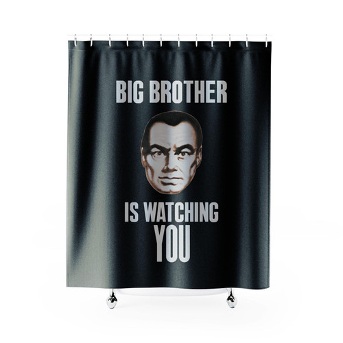 Big Brother Watching You George Orwell Shower Curtain