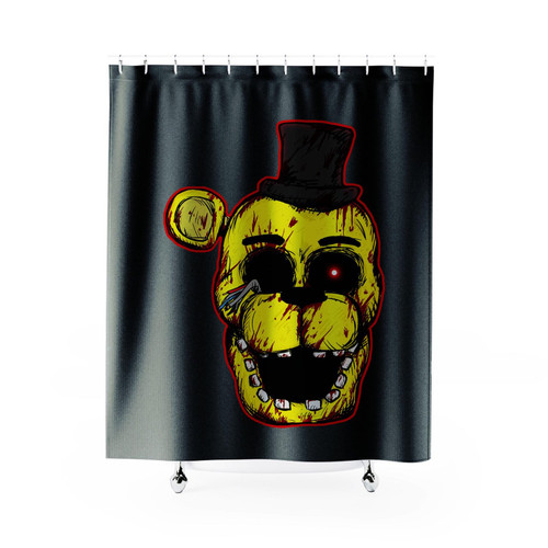 Bloody Golden Freddy Fnaf Shower Curtain
