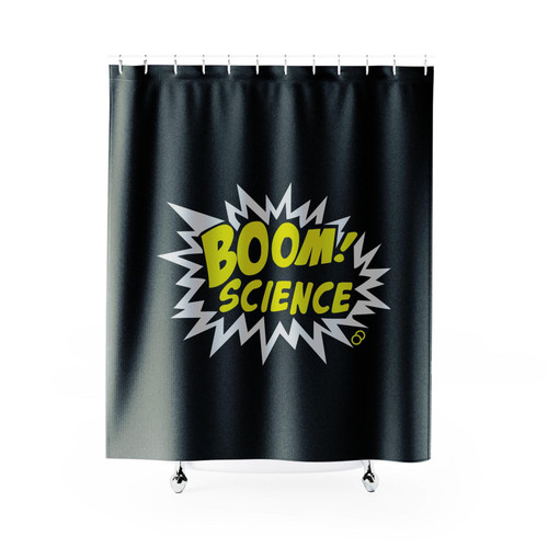 Boom ! Science Explosion Shower Curtain