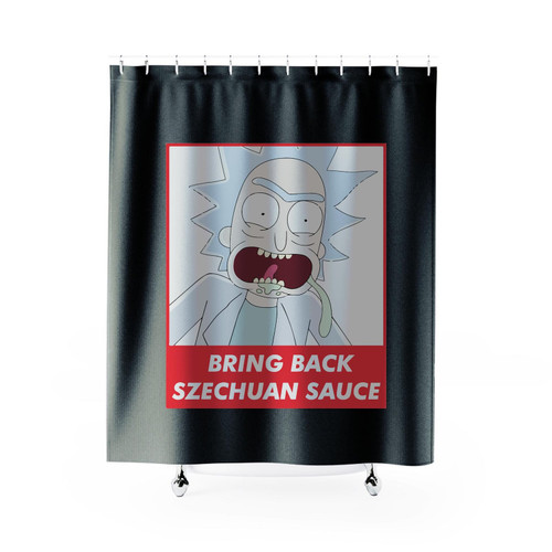 Bring Back Szechuan Sauce Rick Sanchez Shower Curtain