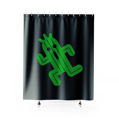 Cactuar Final Fantasy Games Shower Curtain
