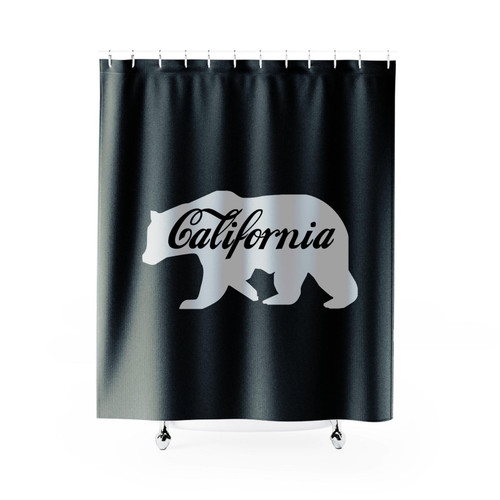 California Bear California Republic California State Shower Curtain